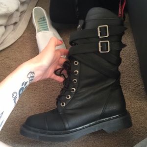Brand new combat boots